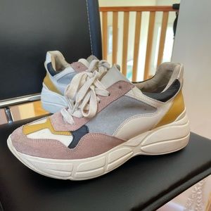 Steven Madden color-block platform sneakers